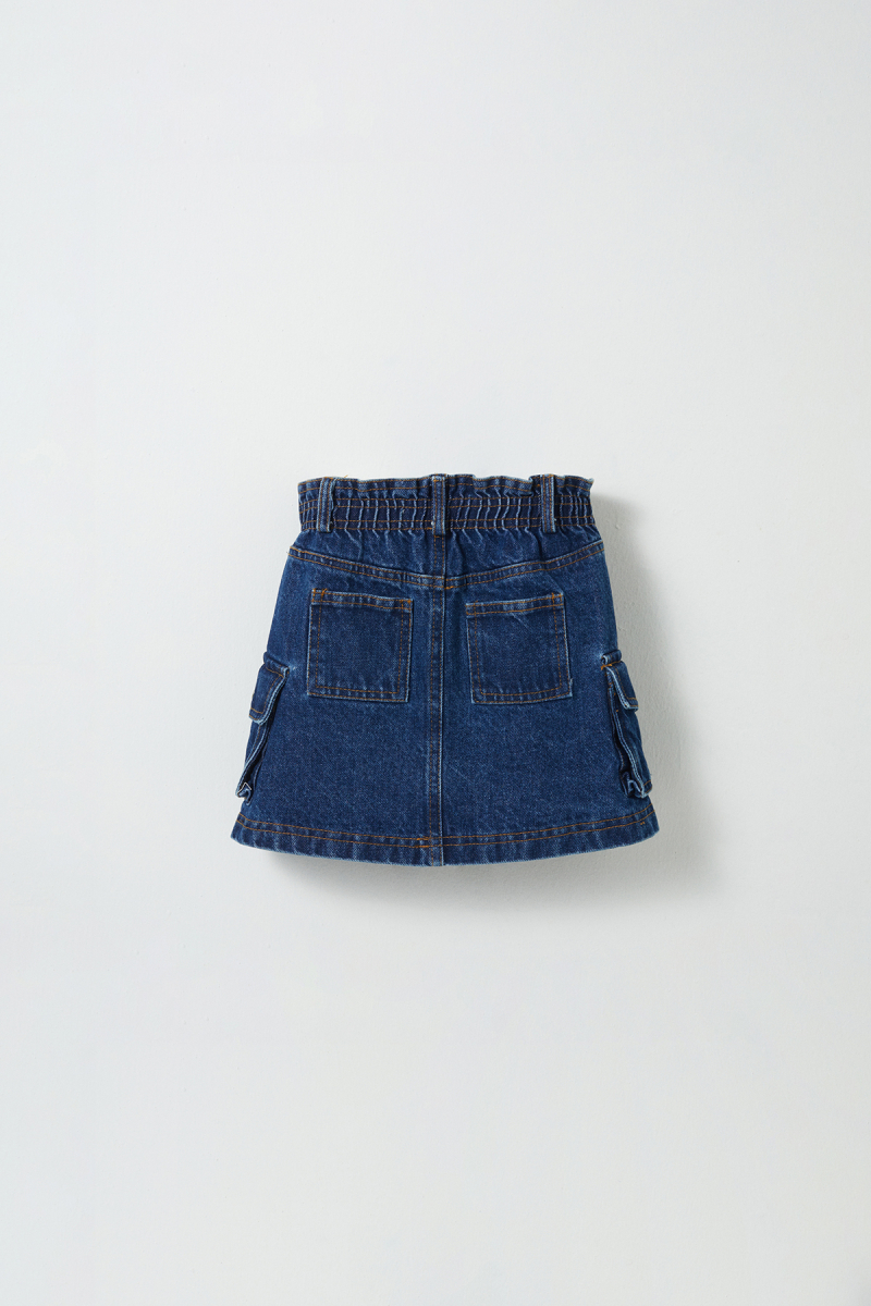 Bella Mini Denim Etek - 5