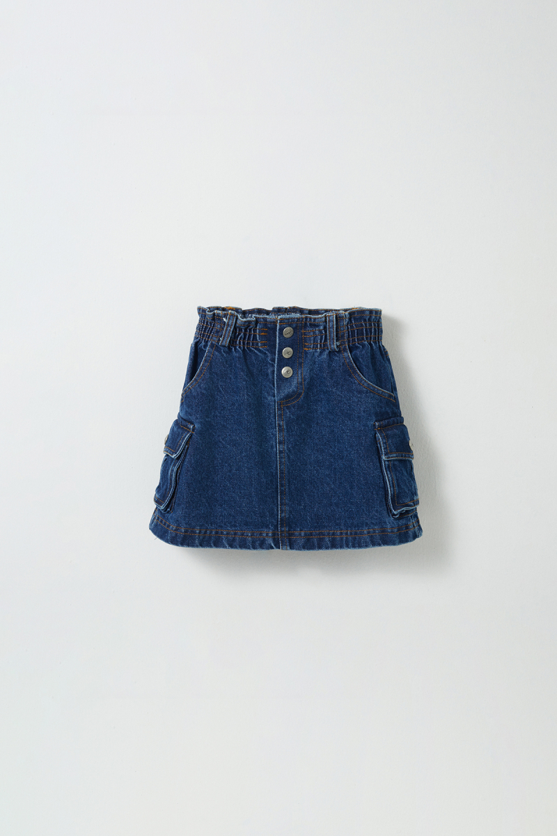 Bella Mini Denim Skirt - 2