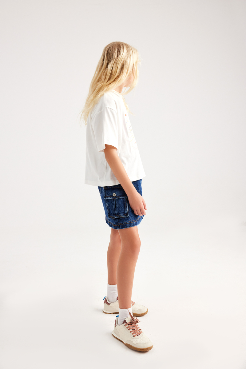 Bella Mini Denim Skirt - 4