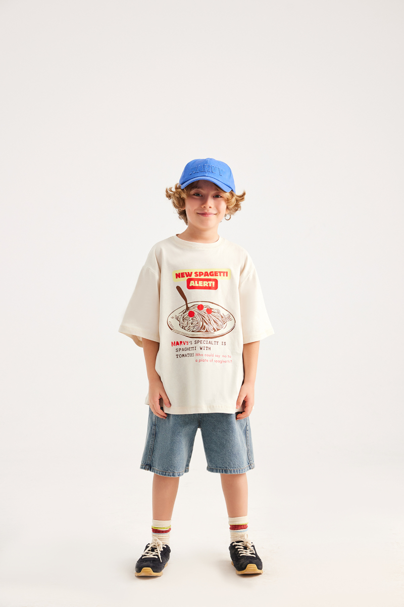 Blue Denim Bermuda Shorts - 2