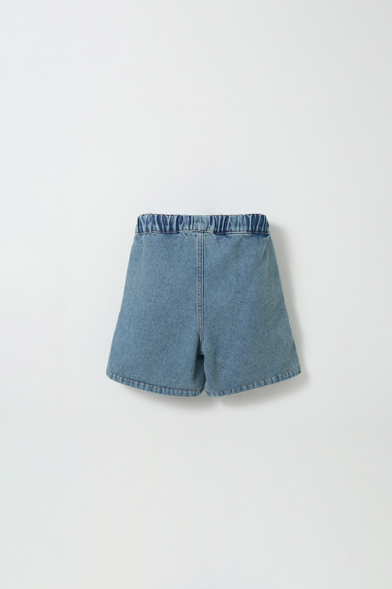 Blue Denim Bermuda Shorts - 6
