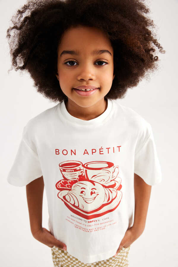 Croissant Printed T-shirt - 1