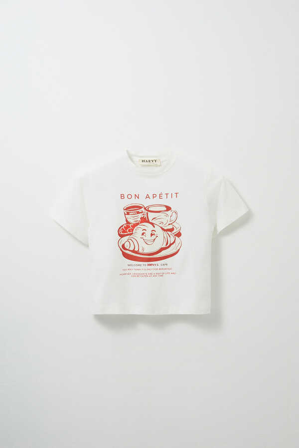 Croissant Printed T-shirt - 2