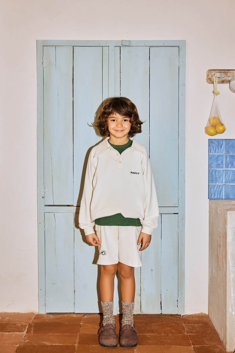 Ecru Embroidered Detailed Raglan Sleeve Sweatshirt - 3