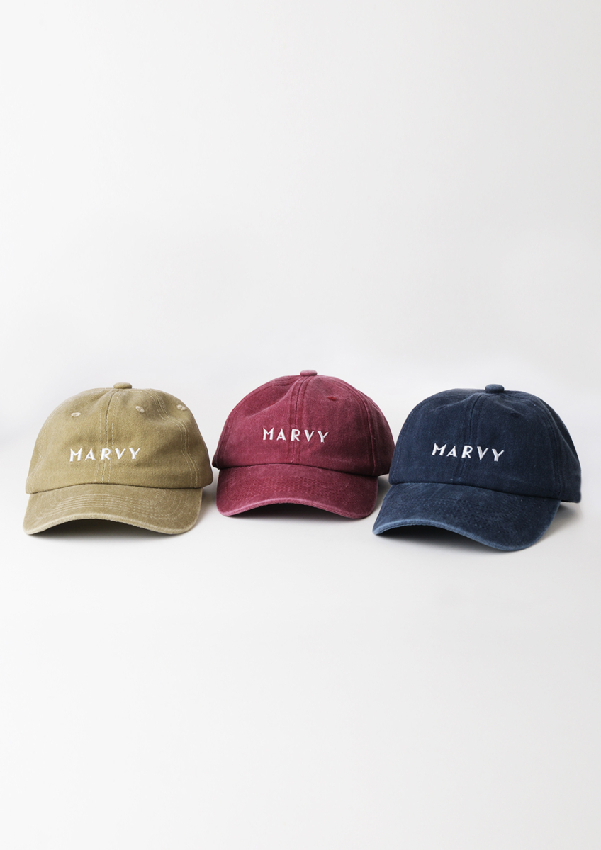 Faded Effect Marvy Embroidered Green Hat - 4