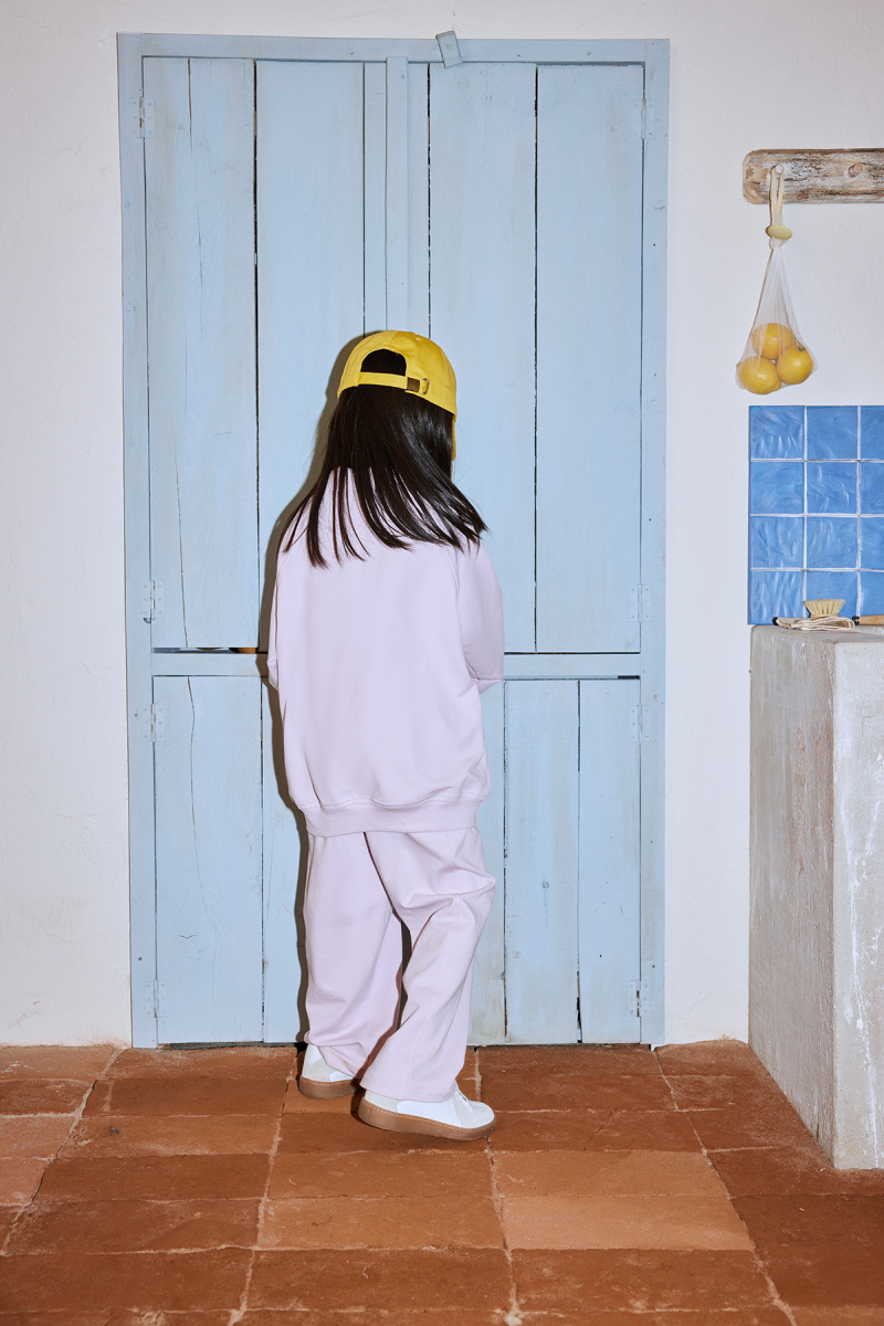 Lila Nakış Detaylı Reglan Kol Sweatshirt - 3