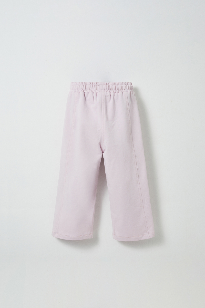Lilac Embroidered Detailed Relaxed Leg Trousers - 5