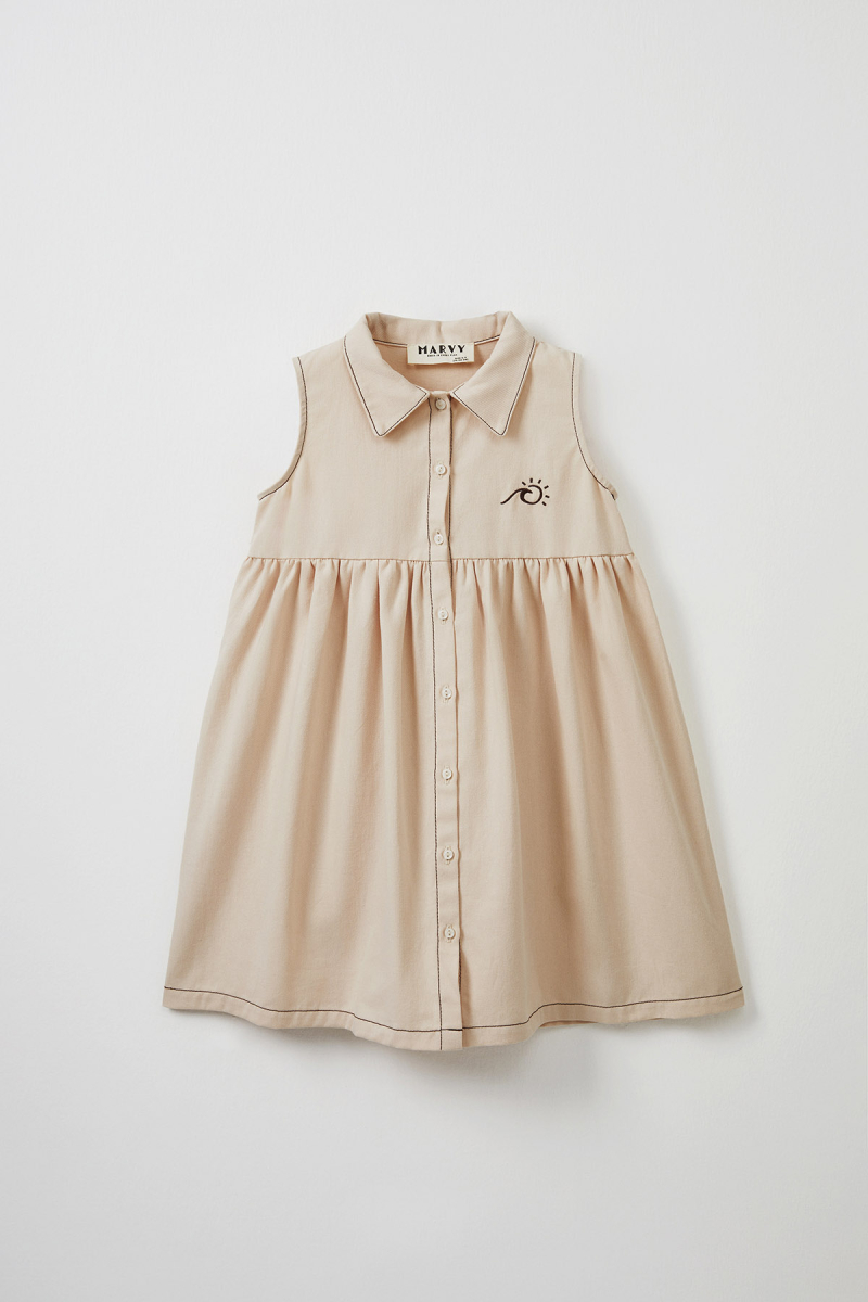 Lindy Ivory Shirt Dress - 1