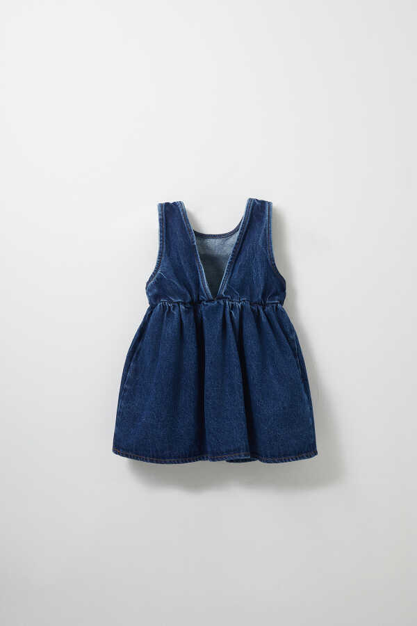 Lucia Denim Elbise - 5