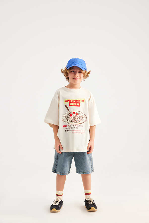 Mavi Denim Bermuda Şort - 1