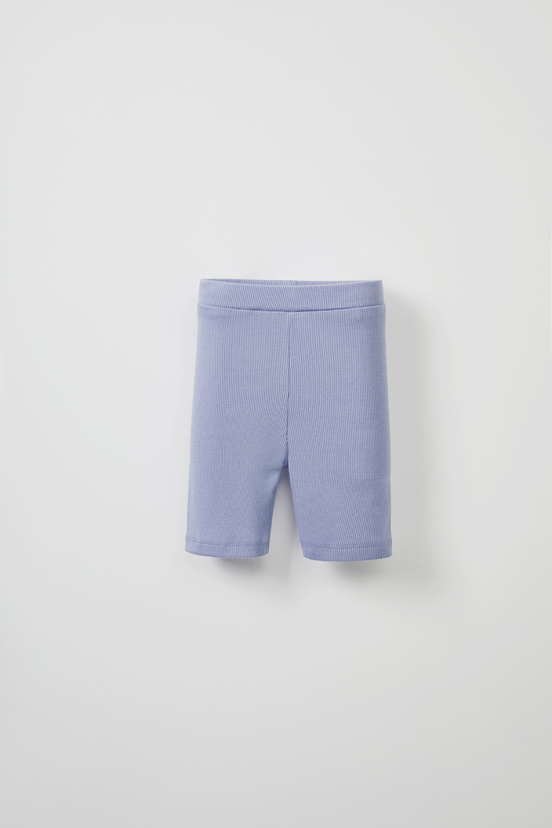 Mavi Fitilli Askılı Bluz - Mini Şort - 2