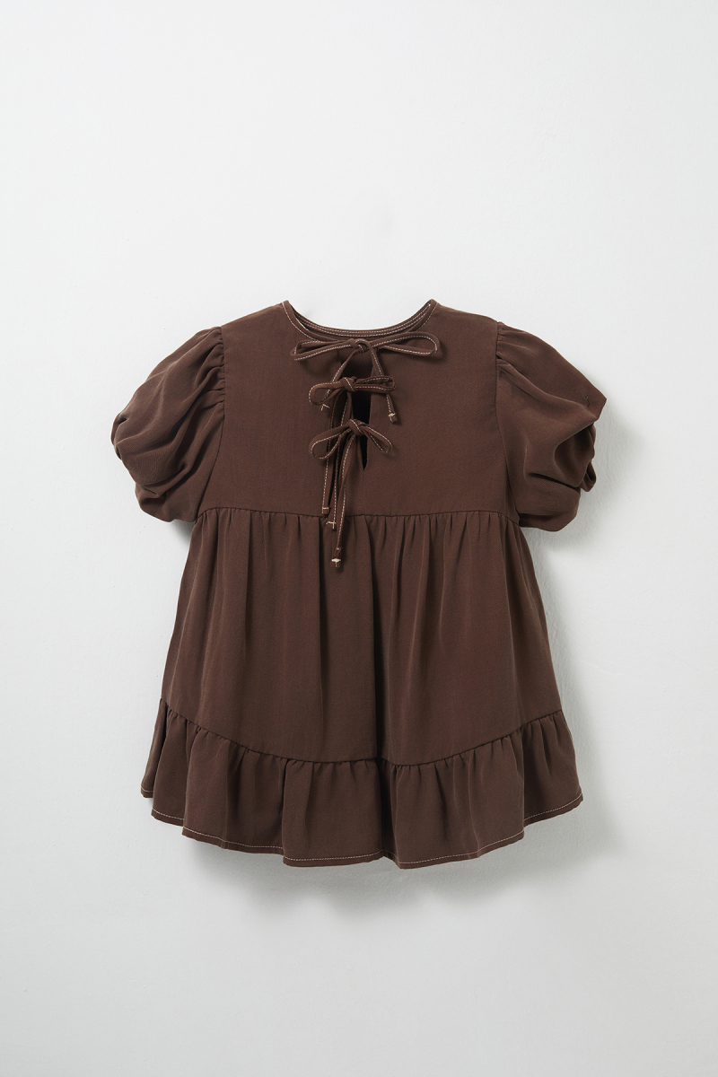 Mia Balloon Sleeve Dress - 1