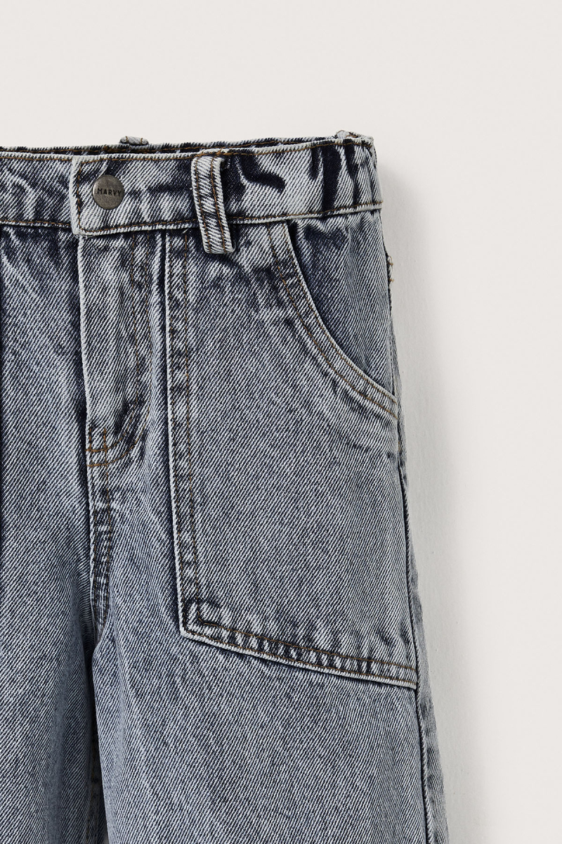 Noa Mavi Denim Pantolon - 6