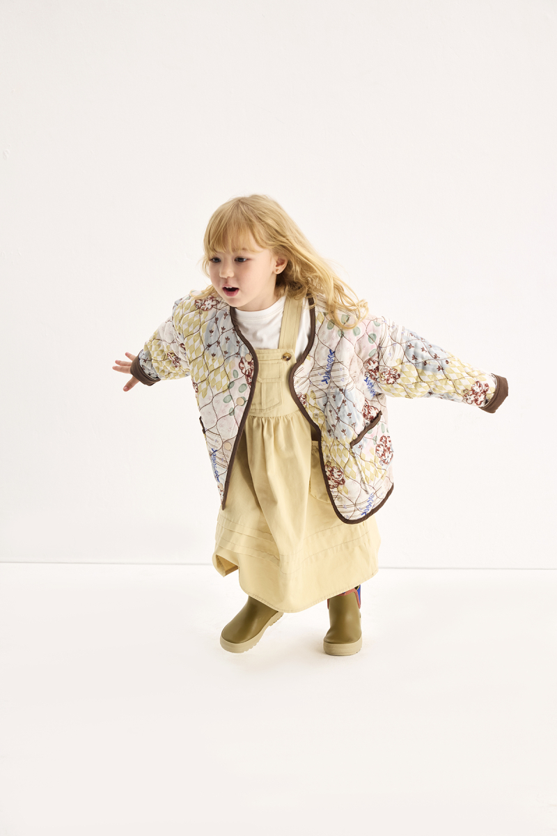 Nola Patch Patterned Quilted Jacket - 1