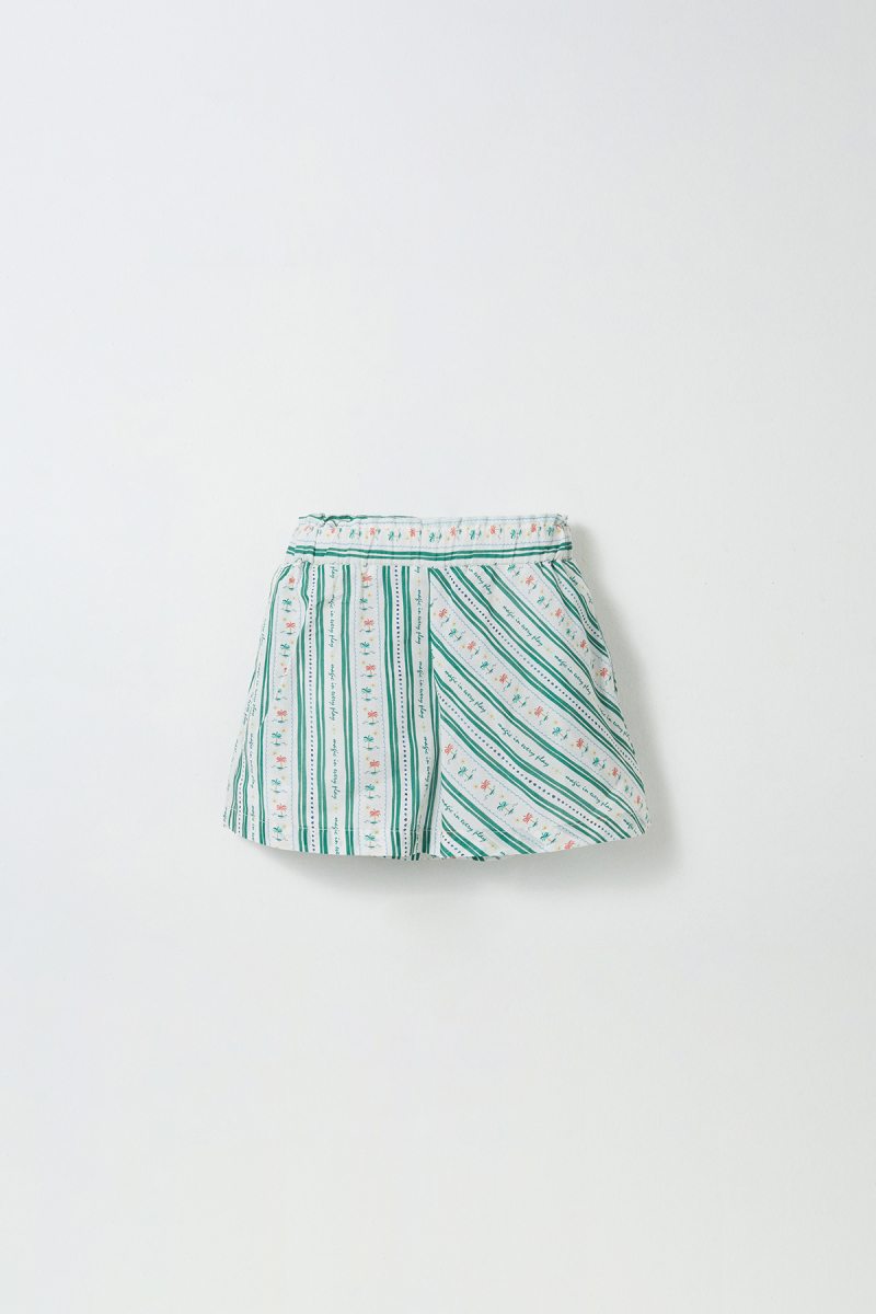 Palm Desenli Gömlek Short Takım - 3