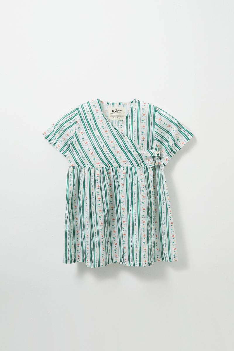 Palm Patterned Dress - 1