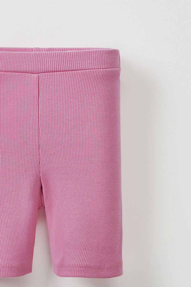 Pembe Fitilli Askılı Bluz - Mini Şort - 5