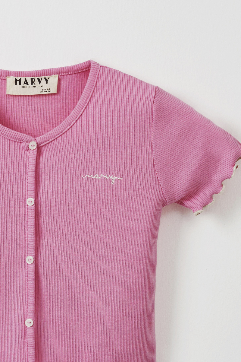 Pembe Fitilli Tshirt - Tayt Takım - 3