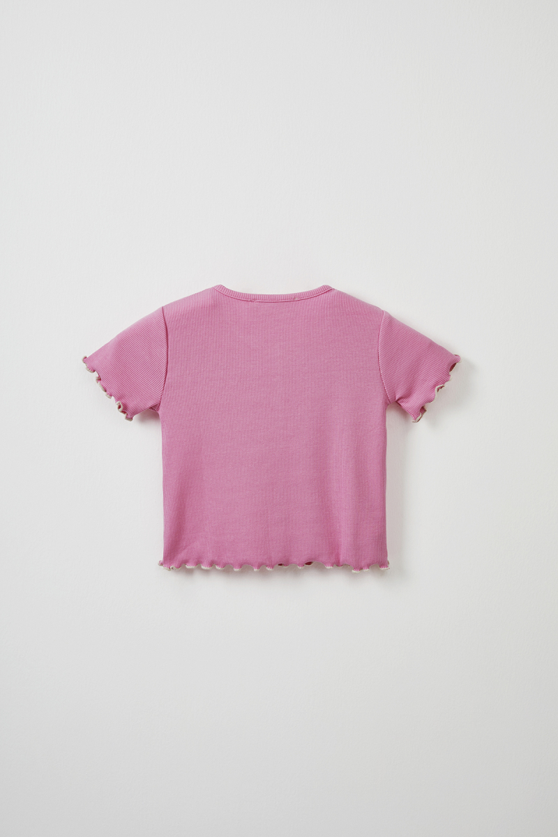 Pembe Fitilli Tshirt - Tayt Takım - 4