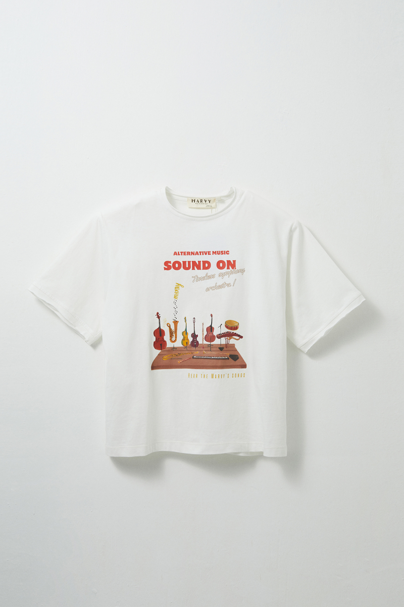Sound On Printed T-shirt - 2
