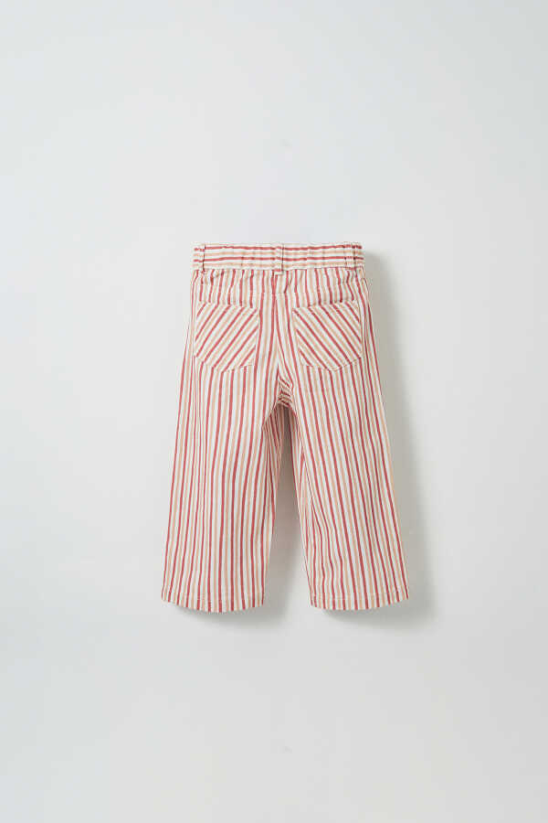 Striped Gabardine Trousers - 3