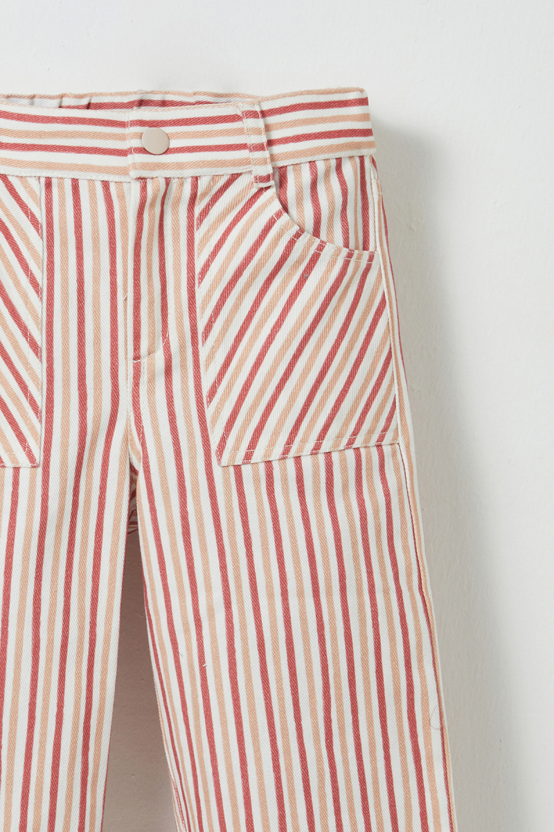 Striped Gabardine Trousers - 2