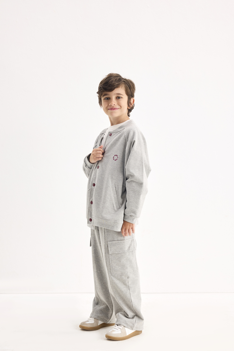 Timo Melange College Cardigan - 4