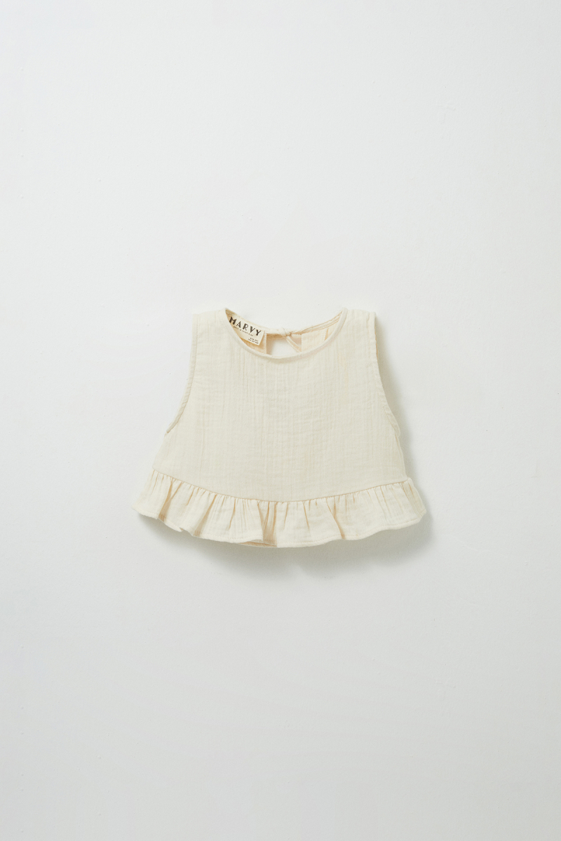 Tiny Muslin Blouse and Pants Set - 1